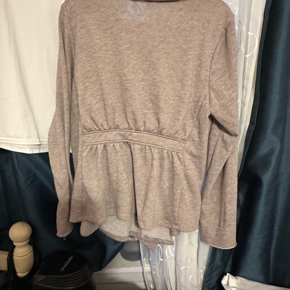 Vanity Gray Ruffle Blouse - Picture 5 of 5